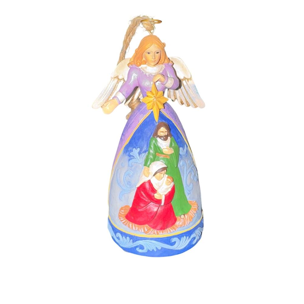 Jim Shore Avon Exclusive Heartwood Creek Angel Ornament Nativity Scene 2008